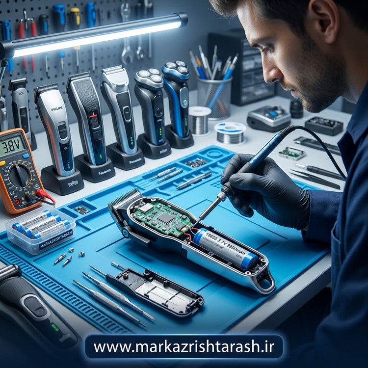 تعویض باتری انواع دستگاه شارژی با ضمانت یکساله